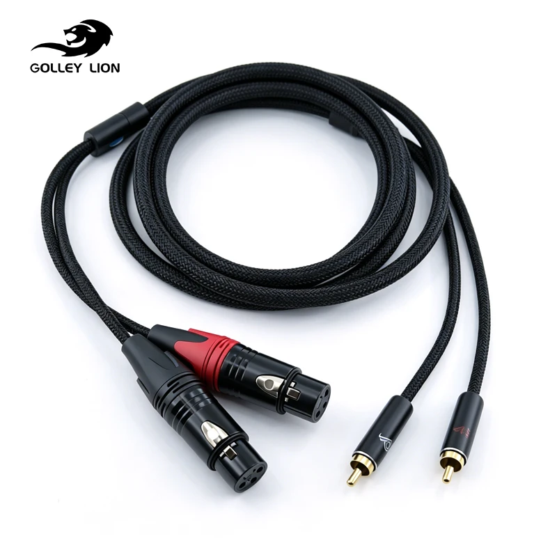 Dual Female XLR To Dual RCA Cable, Tinned Copper 2-XLR Female To 2 RCA/Phone Plug Male Stereo Audio Interconnect Lead Wire
Dual Female XLR To Dual RCA Cable, Tinned Copper 2-XLR Female To 2 RCA/Phone Plug Male Stereo Audio Interconnect Lead Wire