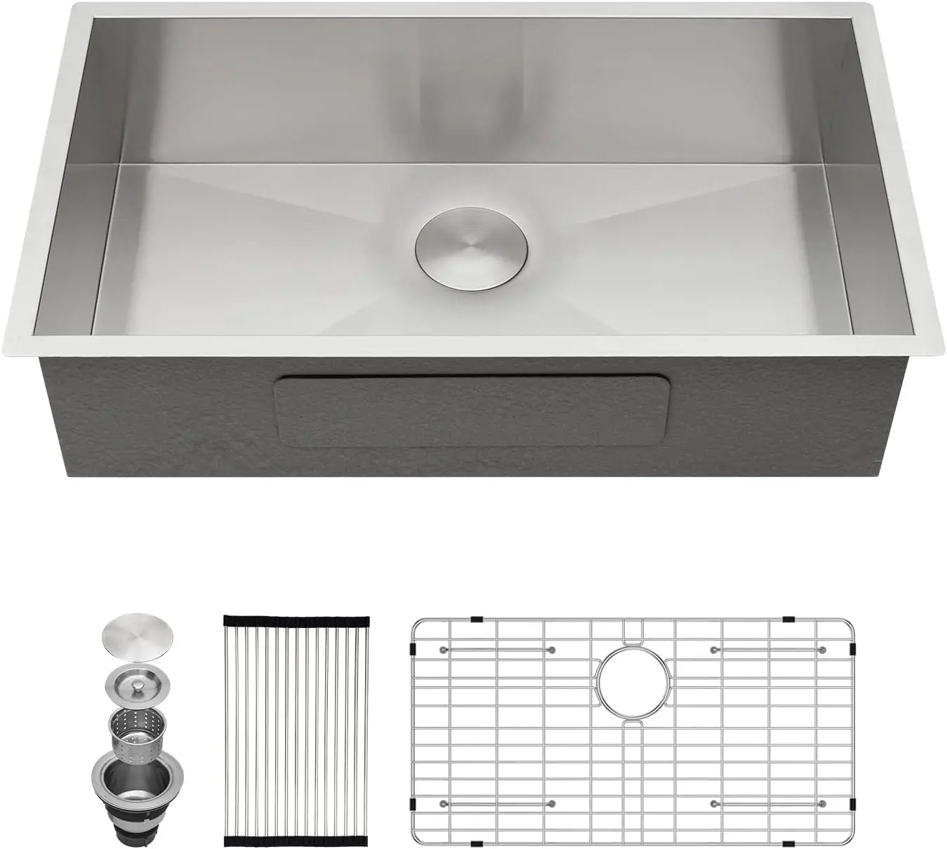 33x22 Drop In Kitchen Sink Workstation, Stainless Steel Material, 16 Gauge, 9\
33x22 Drop In Kitchen Sink Workstation, Stainless Steel Material, 16 Gauge, 9\