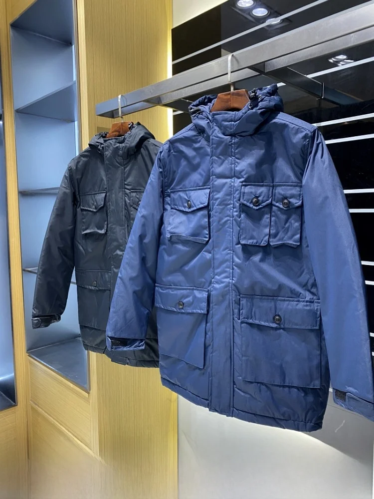 Thickened Cotton Parka Jacket Men's Outdoor Winter Warm Waterproof Wear Resistant Hooded Workwear Coat Zipper Closure Long Sl...
Thickened Cotton Parka Jacket Men's Outdoor Winter Warm Waterproof Wear Resistant Hooded Workwear Coat Zipper Closure Long Sl...