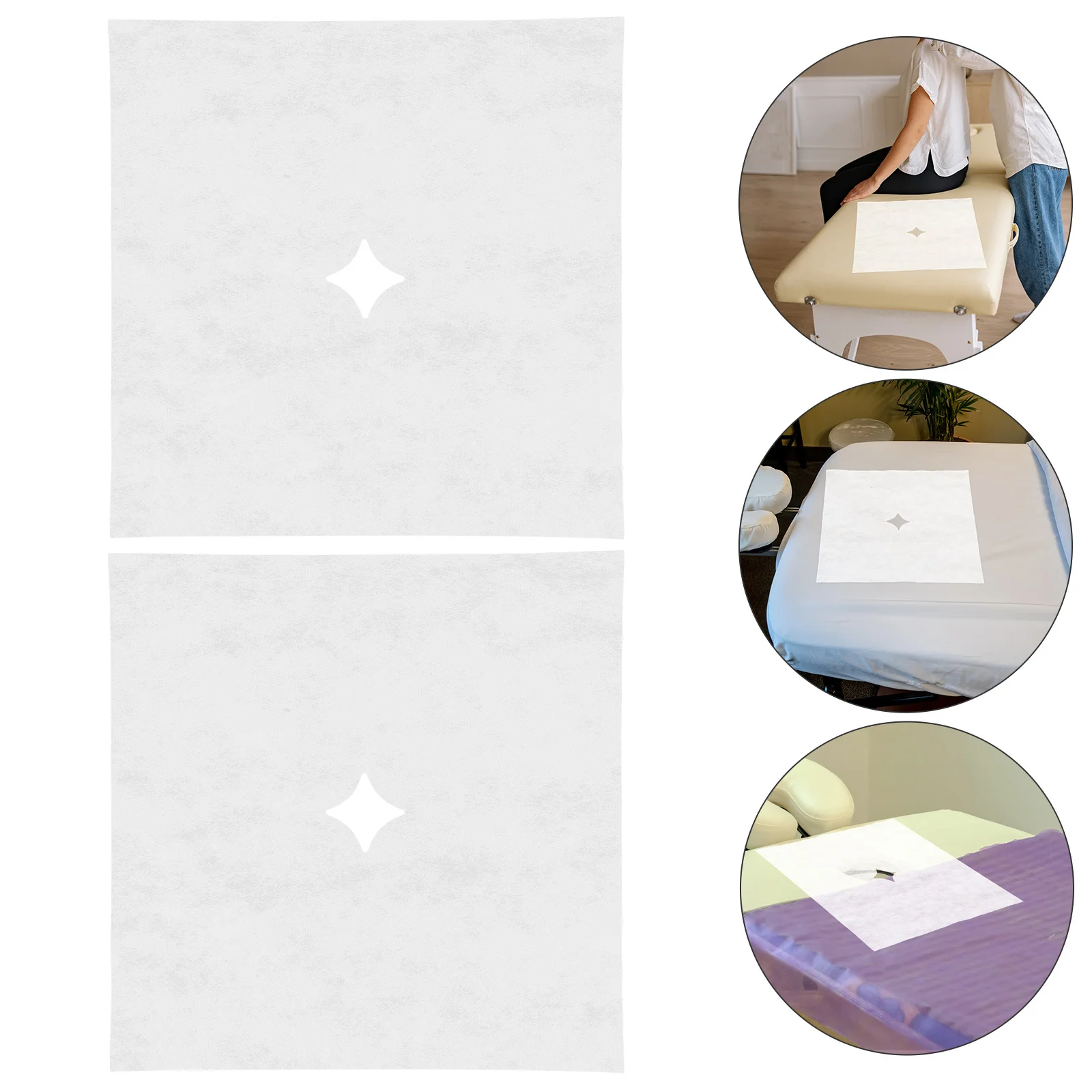 100Pcs Soft Disposable Face Cushion Mats Non-Woven Massage Headrest Covers for Facial Treatments Spa Salon Massage Table
100Pcs Soft Disposable Face Cushion Mats Non-Woven Massage Headrest Covers for Facial Treatments Spa Salon Massage Table