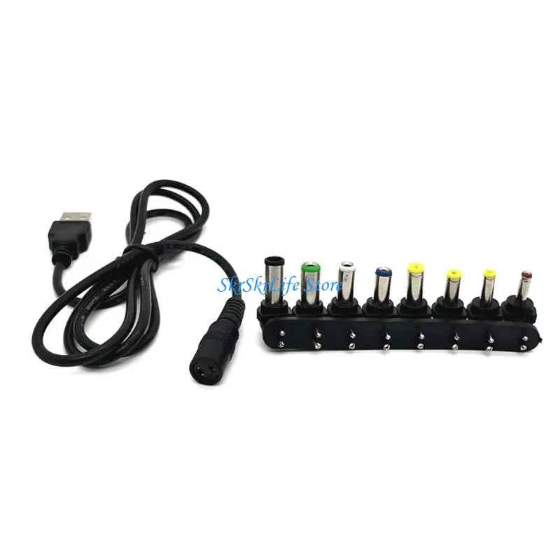E65E Usb 5V to DC5.5x2.1mm 8 Adapters Charging Cable With Power Switching USB to 5V Charging Cable
E65E Usb 5V to DC5.5x2.1mm 8 Adapters Charging Cable With Power Switching USB to 5V Charging Cable