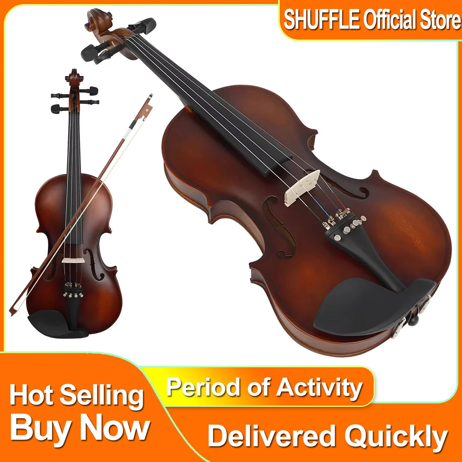 4/4 Violin Acoustic Solid Wood Matte Retro Violino Basswood Violin With Case Bow Professional Beginners Musical Instrument
4/4 Violin Acoustic Solid Wood Matte Retro Violino Basswood Violin With Case Bow Professional Beginners Musical Instrument