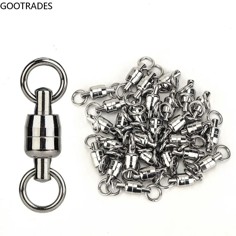 5 PCS Stainless Steel Dual Ball Bearing Swivels Ball Bearing Swivels Fishing Connector
5 PCS Stainless Steel Dual Ball Bearing Swivels Ball Bearing Swivels Fishing Connector
