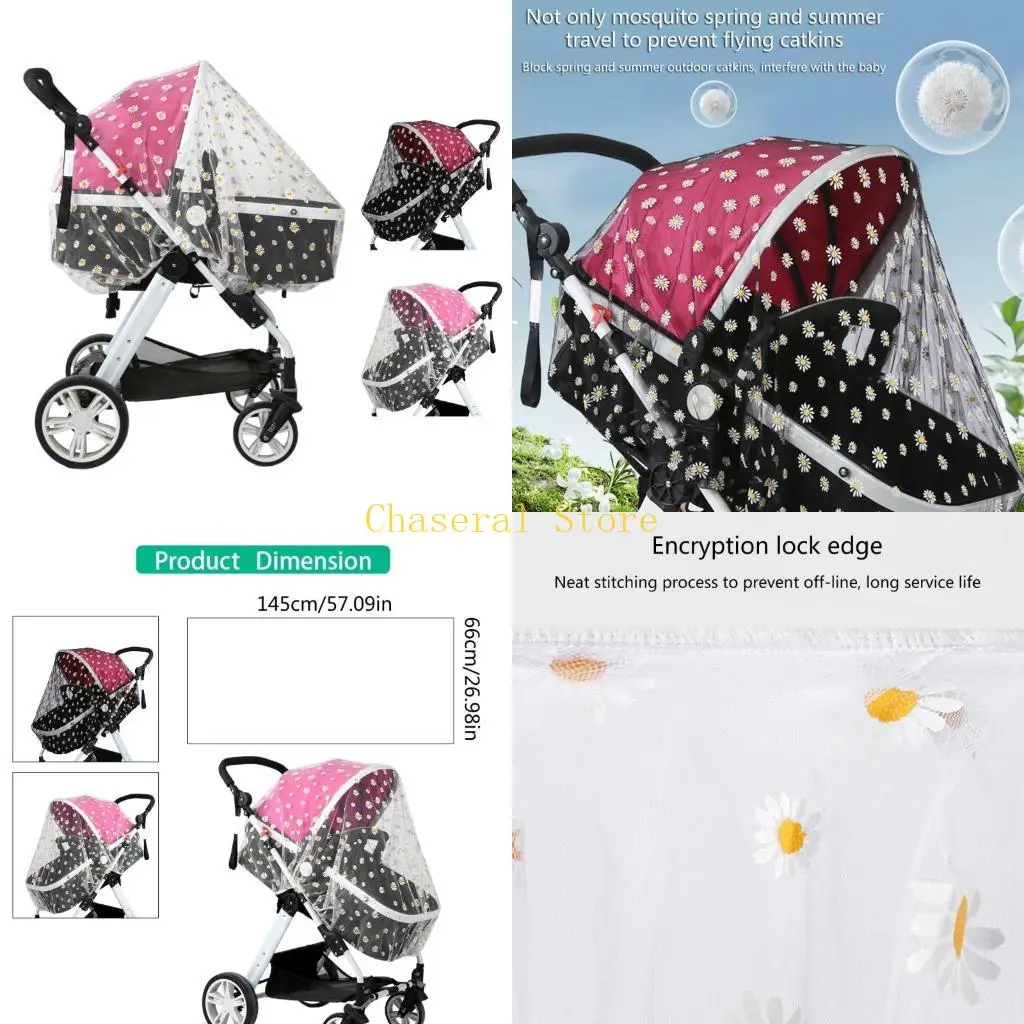 E7CE сетка для детской коляски, милая сетка с вышивкой в виде ромашки, сетка для коляски, удобная сетка, защитная крышка от
E7CE сетка для детской коляски, милая сетка с вышивкой в виде ромашки, сетка для коляски, удобная сетка, защитная крышка от