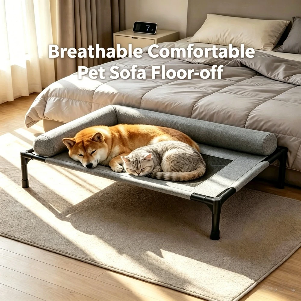 Pet Sofas Floor-Off Raised Mesh Bed Breathable Mesh Four Seasons Universal Dog&Cat Bed Easy Detachable Washable Moisture-Proof
Pet Sofas Floor-Off Raised Mesh Bed Breathable Mesh Four Seasons Universal Dog&Cat Bed Easy Detachable Washable Moisture-Proof