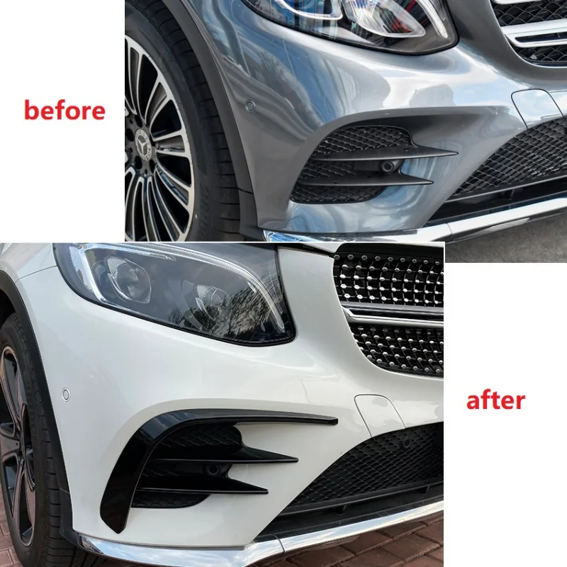 2/4/6Pcs Car Front Bumper Canard Splitter Fog Light Sticker For Mercedes Benz X253 2016-2019 GLC260 GLC300 AMG GLC Class
2/4/6Pcs Car Front Bumper Canard Splitter Fog Light Sticker For Mercedes Benz X253 2016-2019 GLC260 GLC300 AMG GLC Class