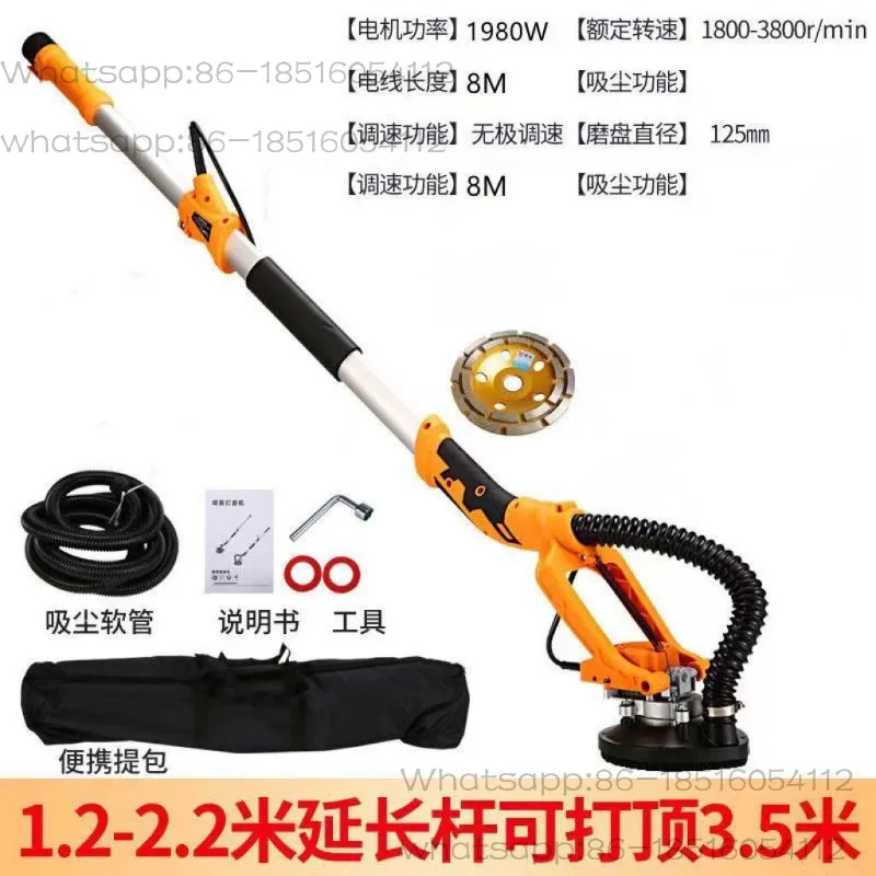 Long pole brushless rough polishing machine Paint cement concrete grinder, grinding and leveling machine
Long pole brushless rough polishing machine Paint cement concrete grinder, grinding and leveling machine