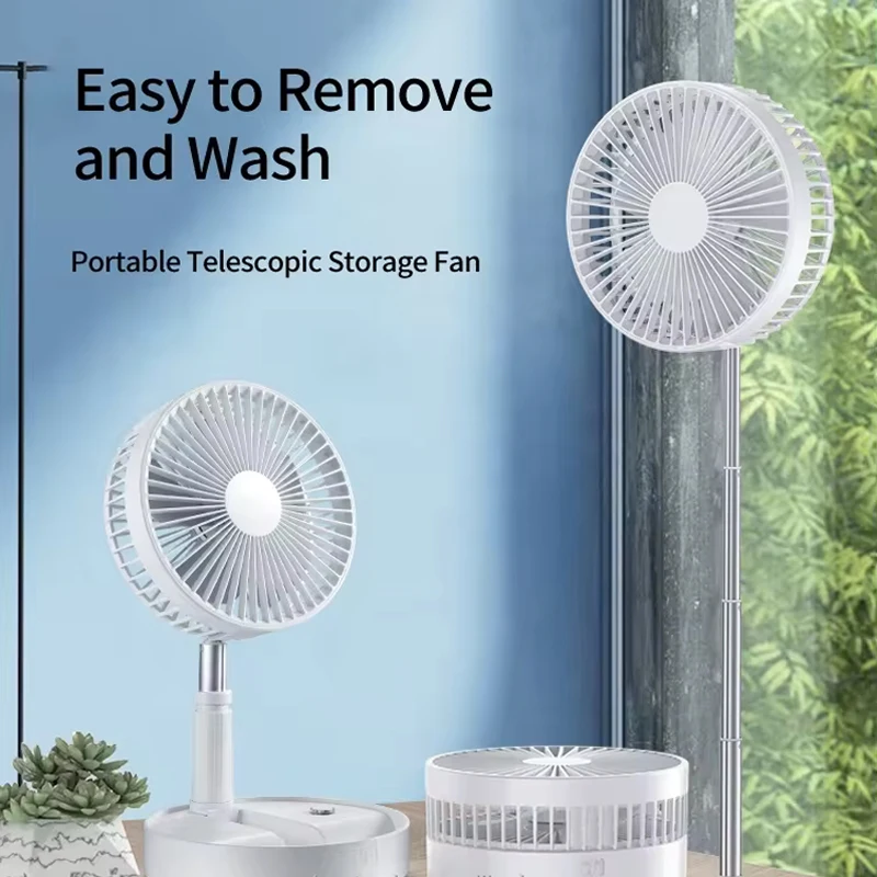 Outdoor Pedestal Telescopic Storage Adjustable Rechargeable Mini Fan 3 in 1 Rechargeable Battery USB Desk Table Stand Fan
Outdoor Pedestal Telescopic Storage Adjustable Rechargeable Mini Fan 3 in 1 Rechargeable Battery USB Desk Table Stand Fan