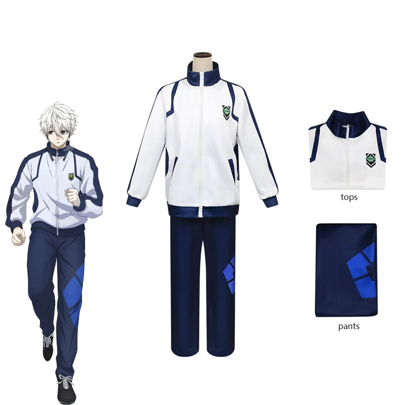 Blue Lock Cosplay Tracksuit Yoichi Isagi Meguru Bachira Seishiro Nagi Training Uniform for Halloween Carnival Anime Party Outfit
Blue Lock Cosplay Tracksuit Yoichi Isagi Meguru Bachira Seishiro Nagi Training Uniform for Halloween Carnival Anime Party Outfit