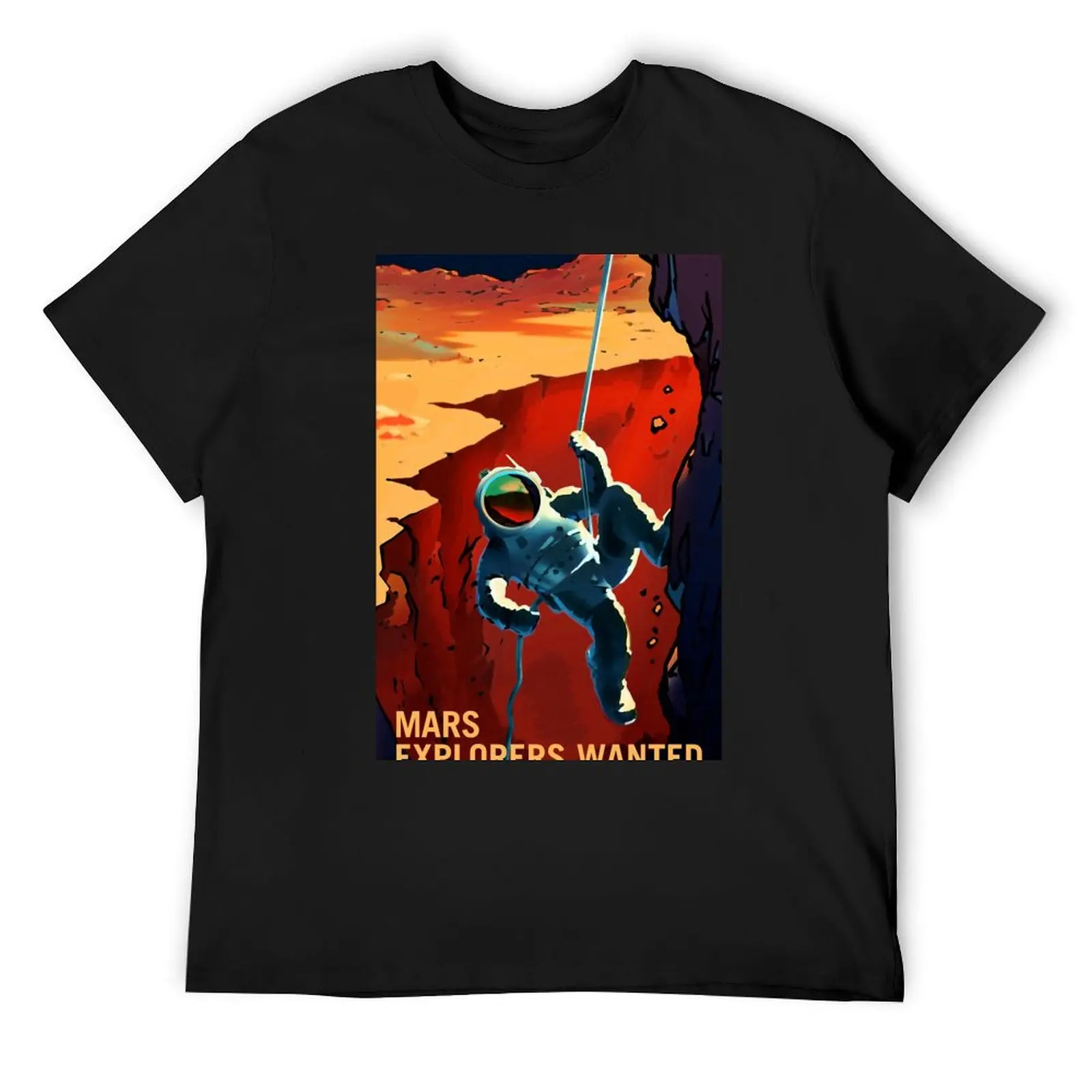 Mars - Explorers Wanted Astronaut Climbing Illustration T-Shirt oversizeds T-shirt men
Mars - Explorers Wanted Astronaut Climbing Illustration T-Shirt oversizeds T-shirt men
