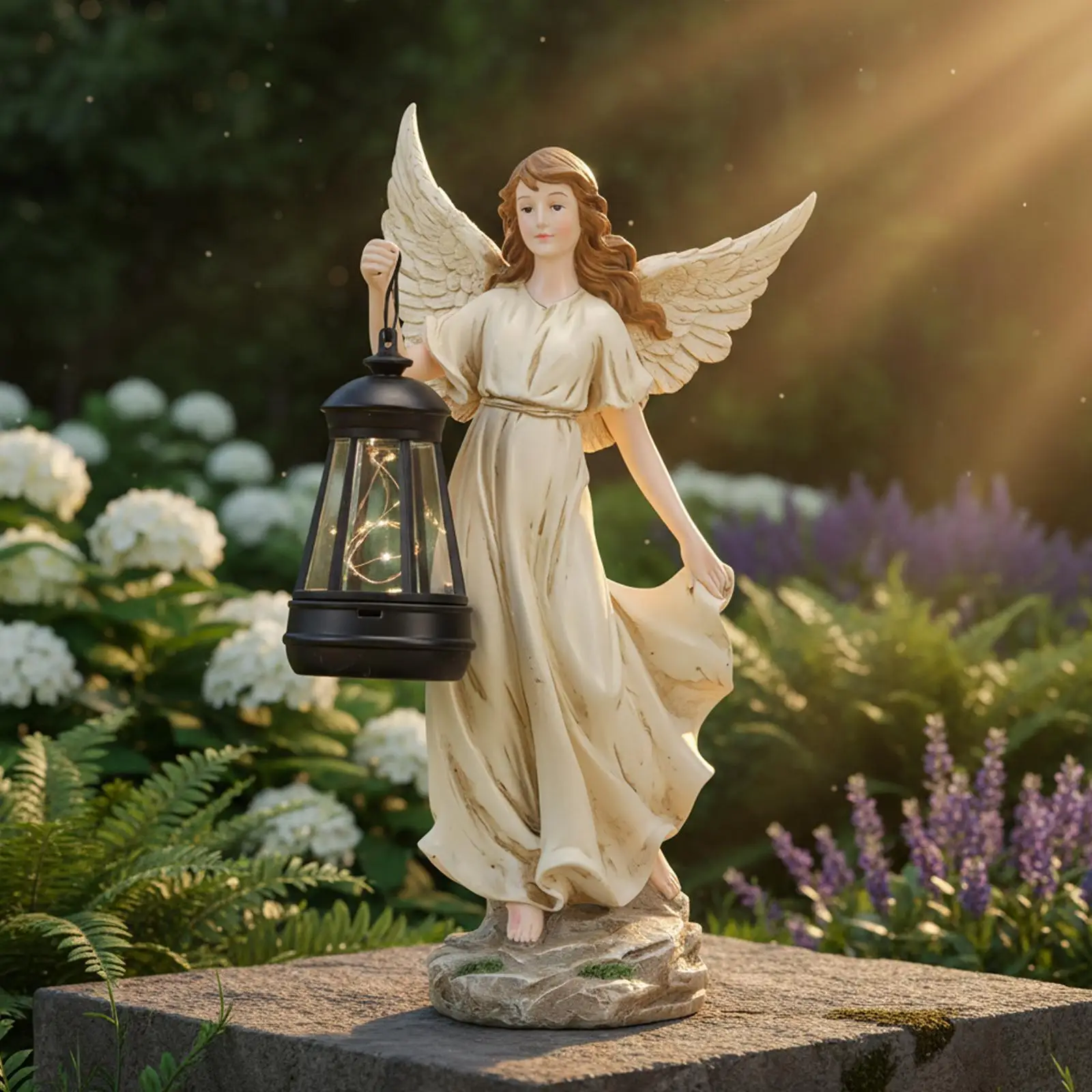 Garden Decoration Sculpture Resin Solar Powered Angel Figurine Outdoor Landscape Statue for Balcony Yard
Garden Decoration Sculpture Resin Solar Powered Angel Figurine Outdoor Landscape Statue for Balcony Yard