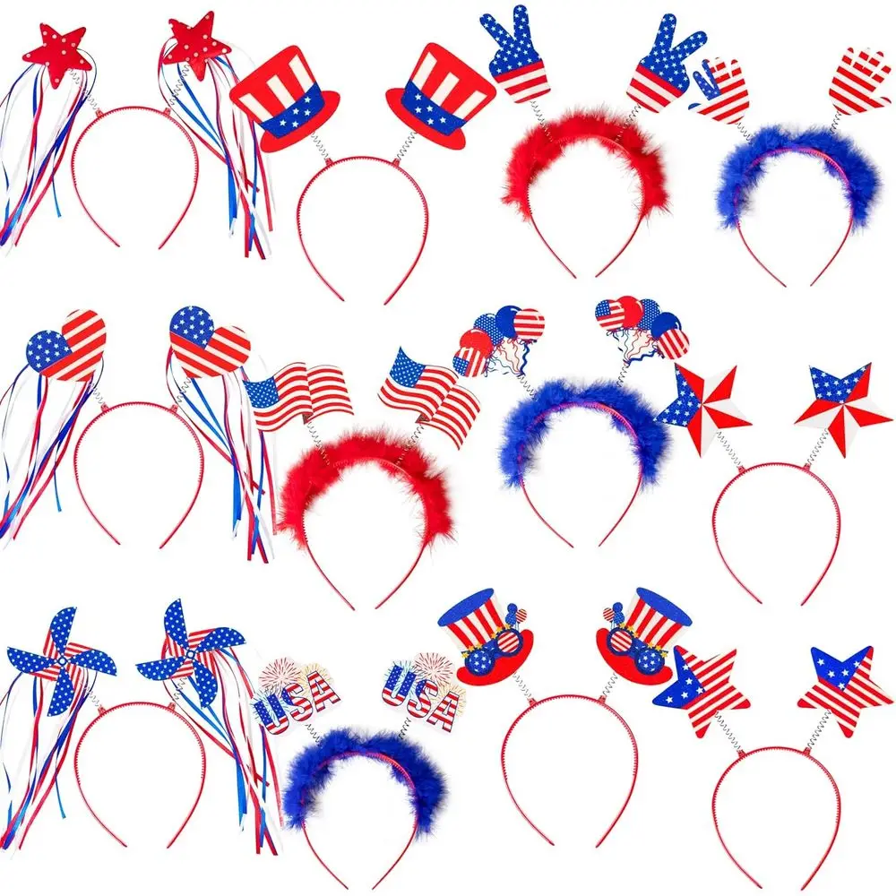 12 Pack 4th of July Patriotic Bands - Red White Blue Decorations for Independence Day Celebrations
12 Pack 4th of July Patriotic Bands - Red White Blue Decorations for Independence Day Celebrations