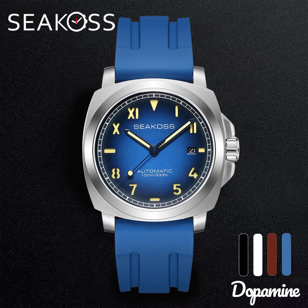 SEAKOSS 40mm Luxury Automatic Mechanical Watch for Men 100M Waterproof Seagull ST1612 Movement Luminous Calendar Men's Watches
SEAKOSS 40mm Luxury Automatic Mechanical Watch for Men 100M Waterproof Seagull ST1612 Movement Luminous Calendar Men's Watches