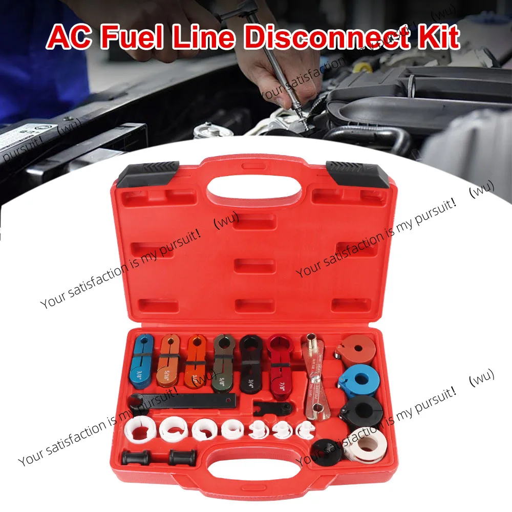 Universal Automobile Accessories 26pcs AC Fuel Line Disconnect Kit Quick Disconnect Tool Set With Tool Box Car Repair Tool
Universal Automobile Accessories 26pcs AC Fuel Line Disconnect Kit Quick Disconnect Tool Set With Tool Box Car Repair Tool