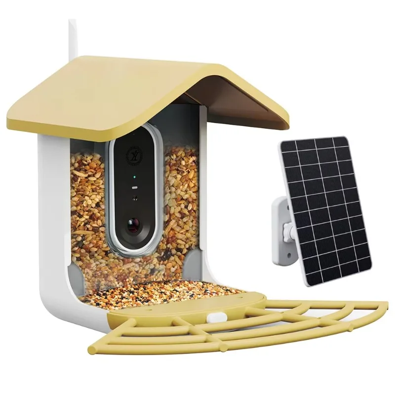 New Smart Pet and Wild Bird Feeder Outdoor Waterproof AI Recognition Solar Energy Wireless Camera Pet Feeding Equipment 1600g
New Smart Pet and Wild Bird Feeder Outdoor Waterproof AI Recognition Solar Energy Wireless Camera Pet Feeding Equipment 1600g