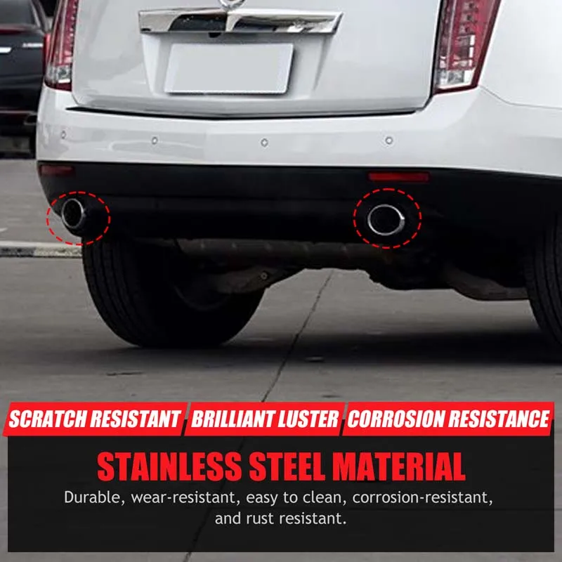 For Cadillac SRX 2010-2015 Stainless Steel Exhaust Trim Cover Mirror Polished Rear Bumper Decoration 2Pcs
For Cadillac SRX 2010-2015 Stainless Steel Exhaust Trim Cover Mirror Polished Rear Bumper Decoration 2Pcs