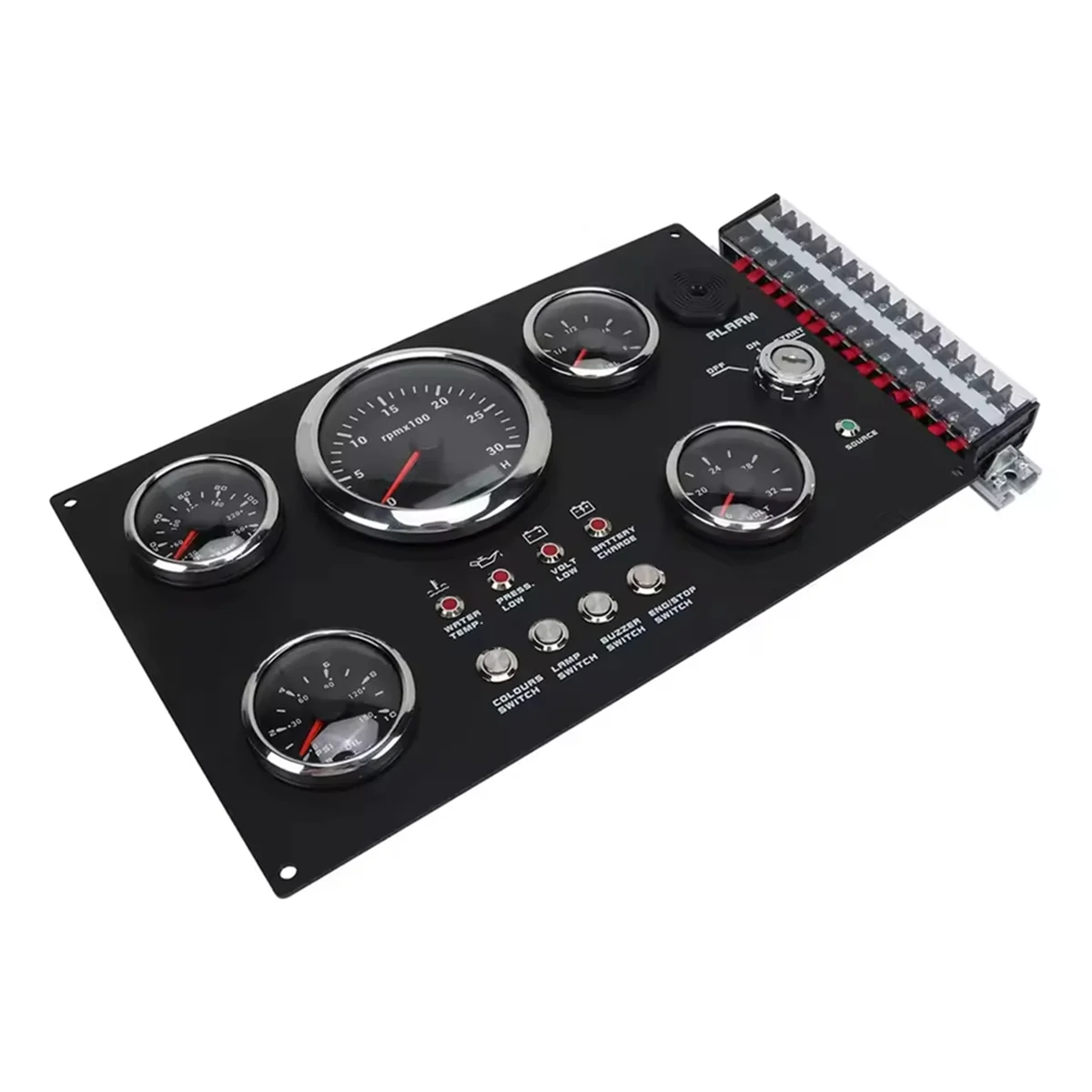 ABNJ 24V Digital Gauge Cluster Panel Display RPM Fuel Level Oil Pressure Water Temp Voltage 7 Color Backlight for RV Boat
ABNJ 24V Digital Gauge Cluster Panel Display RPM Fuel Level Oil Pressure Water Temp Voltage 7 Color Backlight for RV Boat