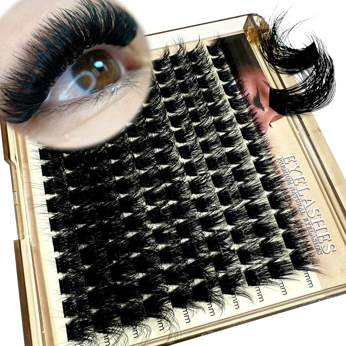 160D Lash Clusters 200/140pcs Cluster Lashes 10-18mm Individual Lashes Natural Look 5D Fluffy Cluster Lashes DIY Eyelash Exten
160D Lash Clusters 200/140pcs Cluster Lashes 10-18mm Individual Lashes Natural Look 5D Fluffy Cluster Lashes DIY Eyelash Exten