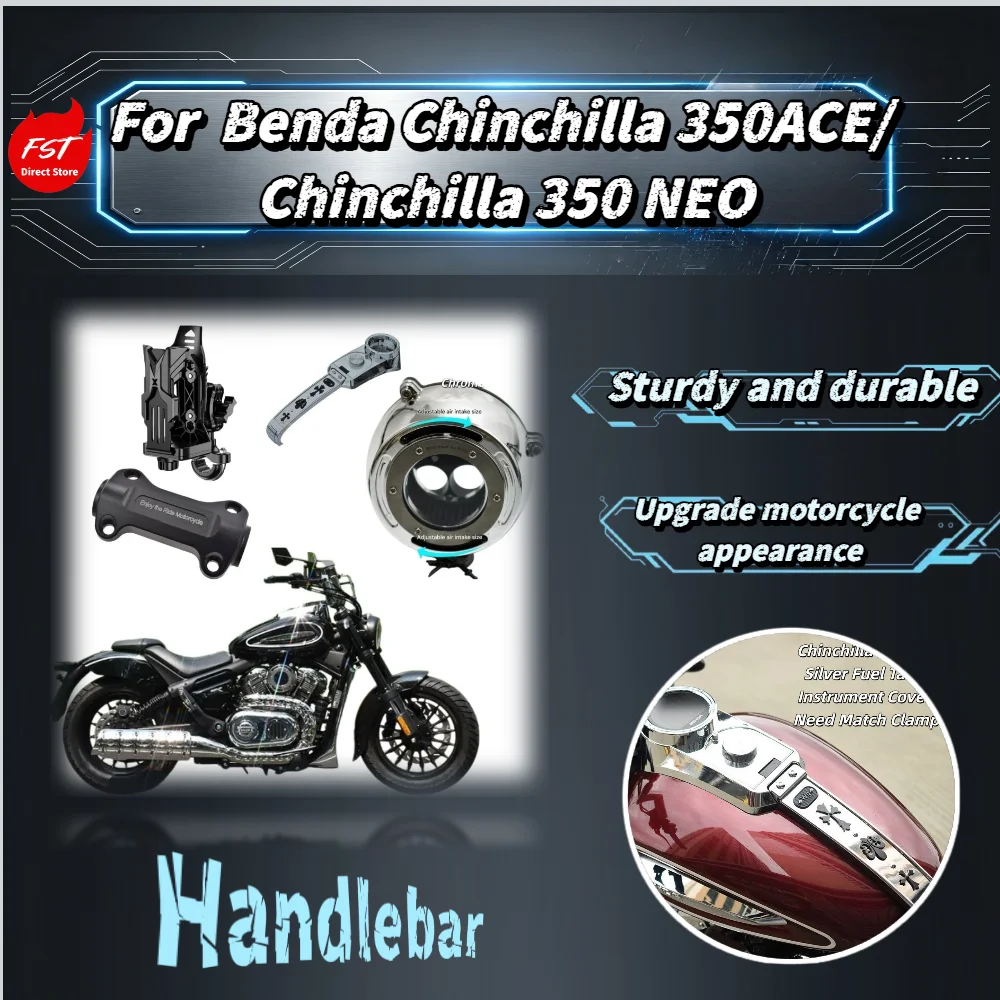Fit Benda Chinchilla 350 ACE /NEO Full Set Mod Accessories Chrome Tank Instrument Guard Fender Windshield Phone Mount
Fit Benda Chinchilla 350 ACE /NEO Full Set Mod Accessories Chrome Tank Instrument Guard Fender Windshield Phone Mount