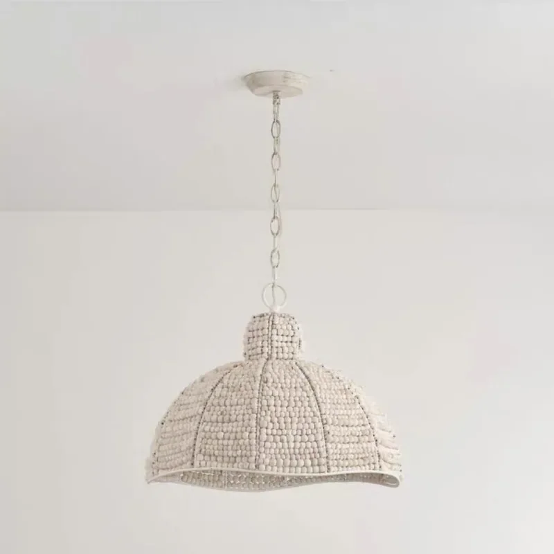 GHJUYIOL French retro wooden bead chandelier, straw hat lamp, warm bedroom lamp, restaurant art lighting fixture designer
GHJUYIOL French retro wooden bead chandelier, straw hat lamp, warm bedroom lamp, restaurant art lighting fixture designer
