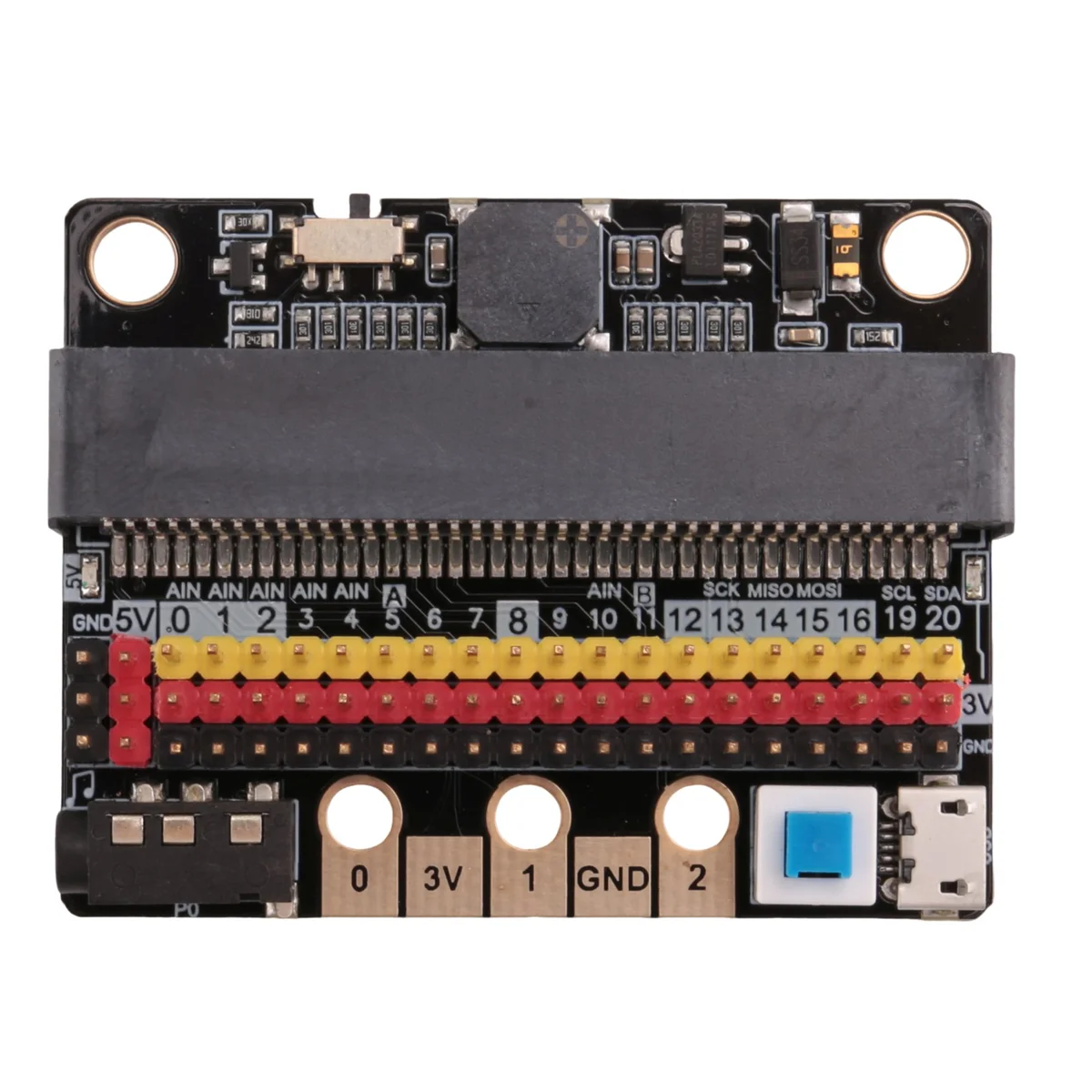 Плата адаптера Breakout Плата расширения Micro-Bit IOBIT V2.0 Breakout Adapter Shield с зуммером для BBC
Плата адаптера Breakout Плата расширения Micro-Bit IOBIT V2.0 Breakout Adapter Shield с зуммером для BBC