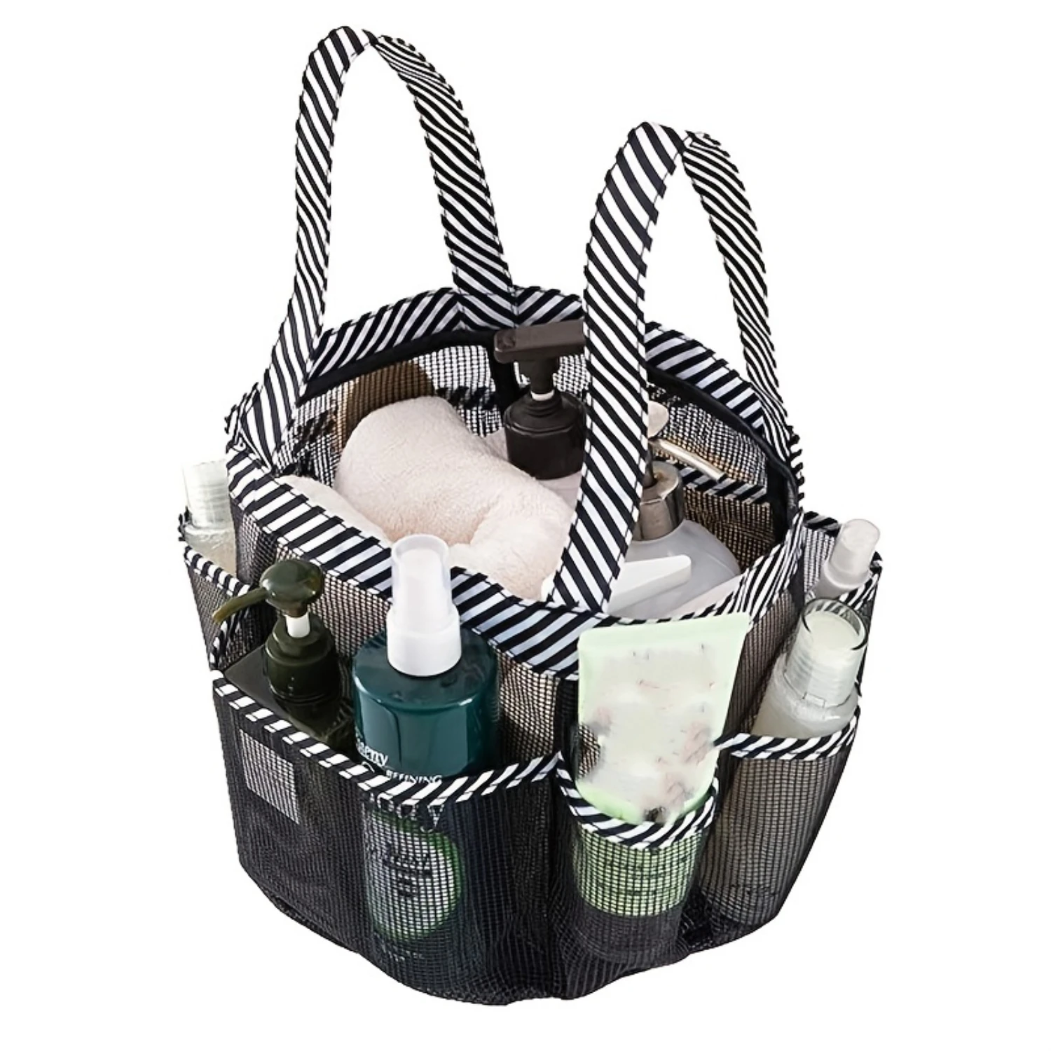 Water-Resistant Nylon Toiletry Bag - Foldable, Portable, and Mesh Design for Easy Cleaning - Perfect for Men and Women, Bathroom
Water-Resistant Nylon Toiletry Bag - Foldable, Portable, and Mesh Design for Easy Cleaning - Perfect for Men and Women, Bathroom