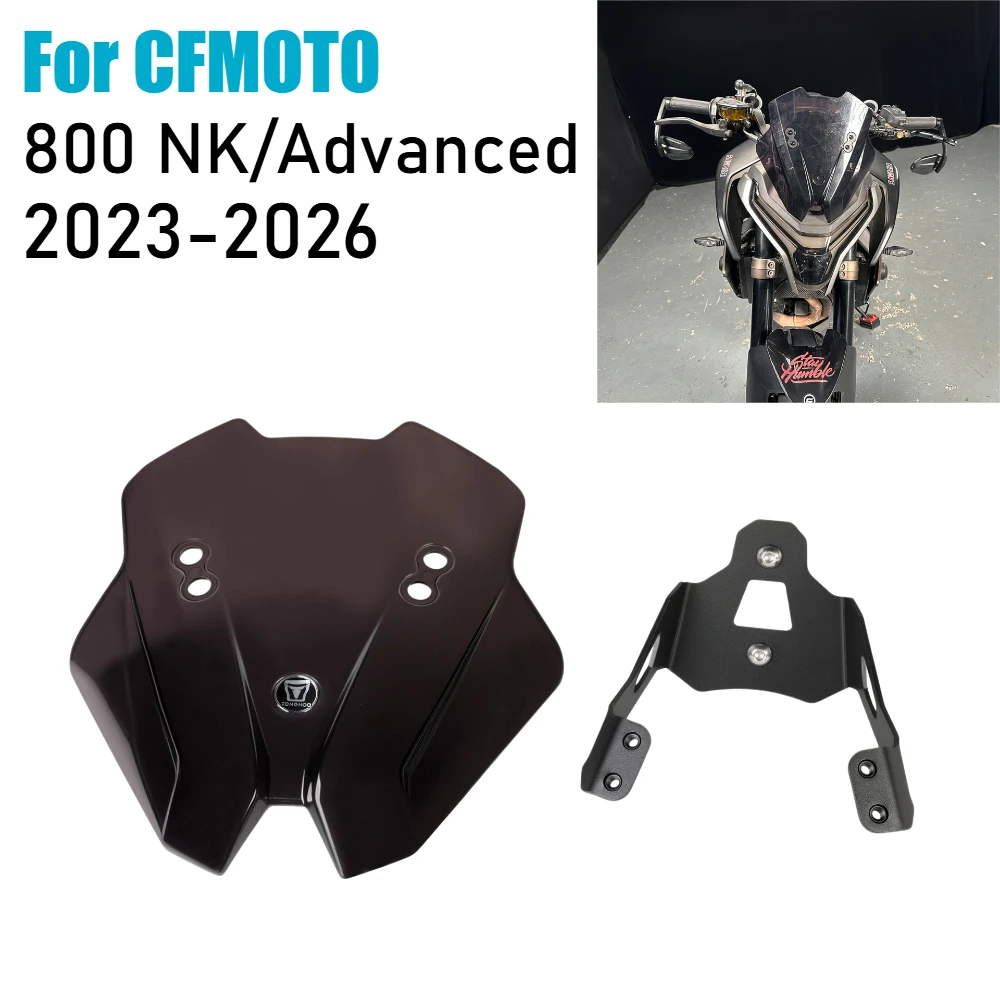 Windscreen For CFMOTO 800NK 800 NK CF-Moto NK800 800NK Advanced 2023-2026 Motorcycle Windshield Wind Deflector Accessories
Windscreen For CFMOTO 800NK 800 NK CF-Moto NK800 800NK Advanced 2023-2026 Motorcycle Windshield Wind Deflector Accessories
