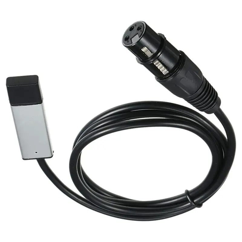 ABFY-USB To DMX Interface Adapter Cable For Stage Disco Moving Head Light Computer PC DMX512 Controller Signal Conversio
ABFY-USB To DMX Interface Adapter Cable For Stage Disco Moving Head Light Computer PC DMX512 Controller Signal Conversio