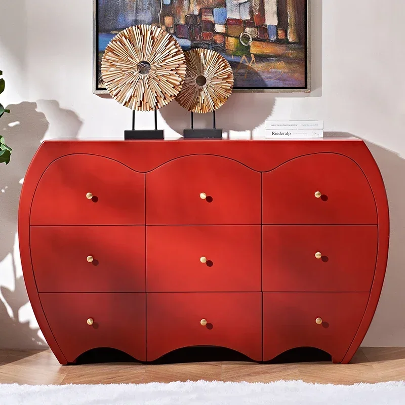 B five-bucket bedroom storage locker Italian nine-bucket solid wood living room corridor entrance decorative cabinet
B five-bucket bedroom storage locker Italian nine-bucket solid wood living room corridor entrance decorative cabinet