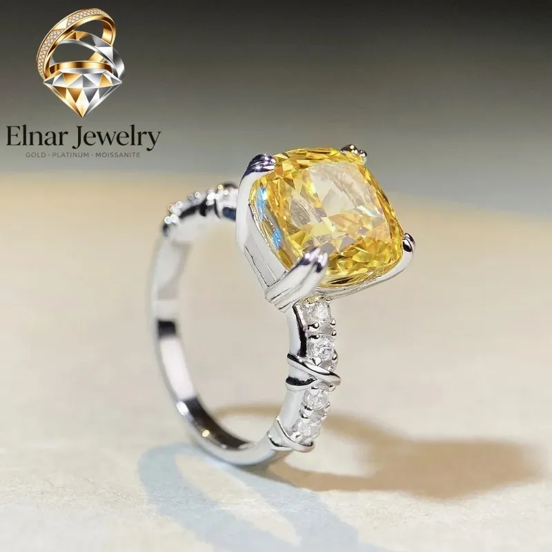 Elnar Jewelry High - End PT950 Platinum White Gold Ring for Her, Yellow Diamond with Ice Flower Cut
Elnar Jewelry High - End PT950 Platinum White Gold Ring for Her, Yellow Diamond with Ice Flower Cut