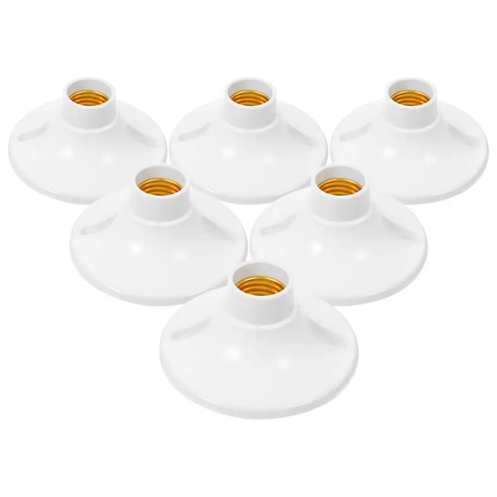 6 PCS Bakelite Lamp Holder Ceiling Stand Screw Pedestal E27 Screw-in Socket Light
6 PCS Bakelite Lamp Holder Ceiling Stand Screw Pedestal E27 Screw-in Socket Light