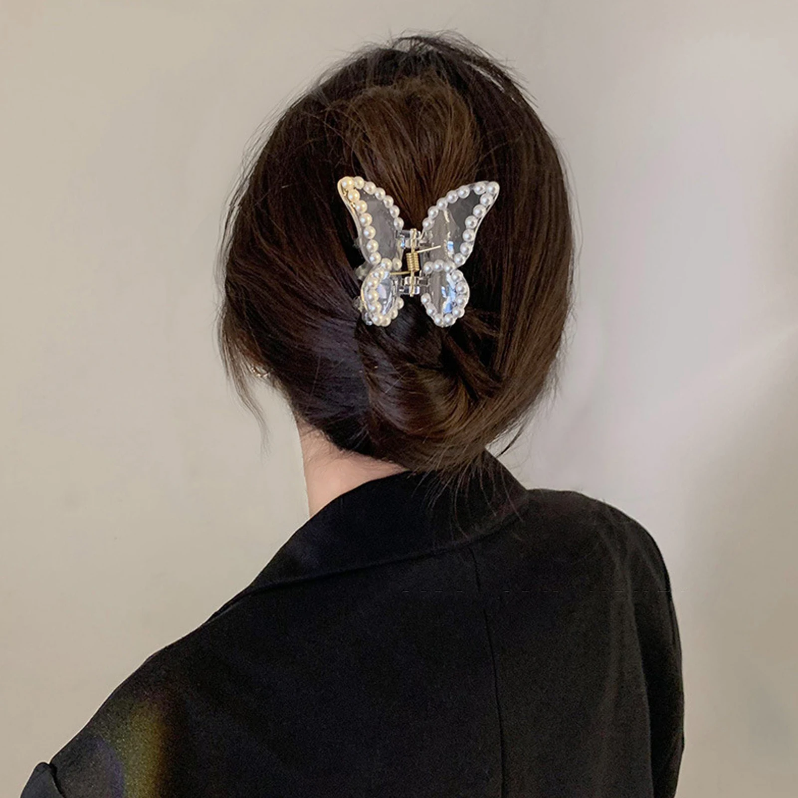 Pearl Butterfly Clips For Thin Women for Women Long Thick Hair Claws Jaw Clips Decorative Accessories Thin Hair Clamps
Pearl Butterfly Clips For Thin Women for Women Long Thick Hair Claws Jaw Clips Decorative Accessories Thin Hair Clamps