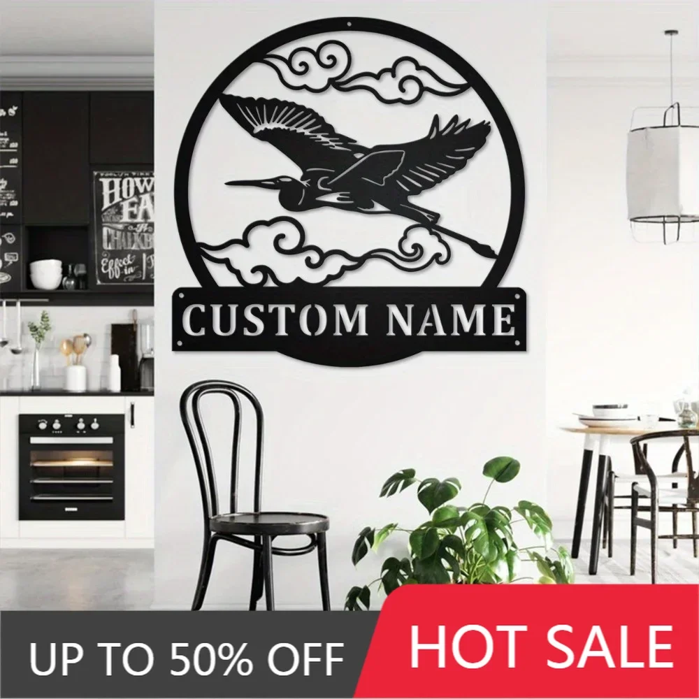 1PC Exceptionally Tailorable Crane Themed Metal Sign with Unique Personalized Silhouette Matte Finish for Home and Garden Decor
1PC Exceptionally Tailorable Crane Themed Metal Sign with Unique Personalized Silhouette Matte Finish for Home and Garden Decor