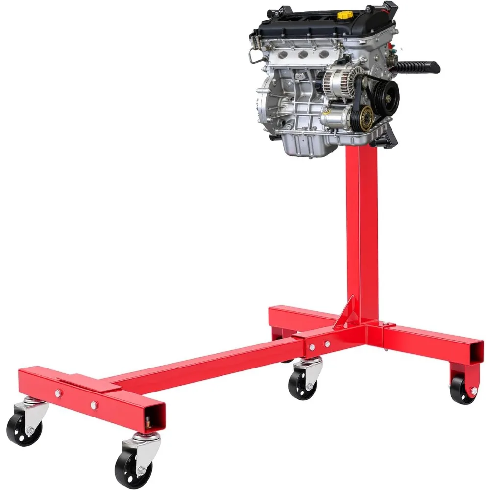 Red 1250LBS Engine Stand - High-Strength A3 Steel H-Shaped Frame, 360° Rotatable Mount&Adjustable Arms, Universal Wheels
Red 1250LBS Engine Stand - High-Strength A3 Steel H-Shaped Frame, 360° Rotatable Mount&Adjustable Arms, Universal Wheels