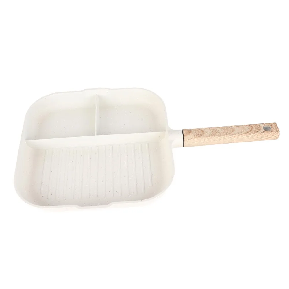 Aluminum Alloy Frying Pan Non Stick Even Heating Breakfast Pan Durable Anti-Scald Handle Egg Skillet Outdoor Grilling
Aluminum Alloy Frying Pan Non Stick Even Heating Breakfast Pan Durable Anti-Scald Handle Egg Skillet Outdoor Grilling