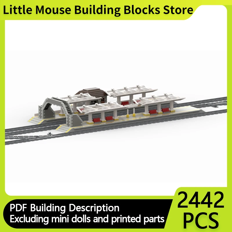 City Street View Model MOC Building Bricks 3-Line Train Station Modular Technology Gifts Holiday Assemble Children Toys Suit
City Street View Model MOC Building Bricks 3-Line Train Station Modular Technology Gifts Holiday Assemble Children Toys Suit