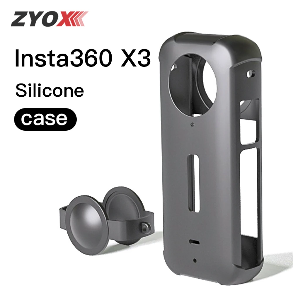 Lens Cap Protective + Body Cover for Insta360 X3 Silicone Case Lens Protector for Insta 360 X3 Anti-scratch Accessory
Lens Cap Protective + Body Cover for Insta360 X3 Silicone Case Lens Protector for Insta 360 X3 Anti-scratch Accessory