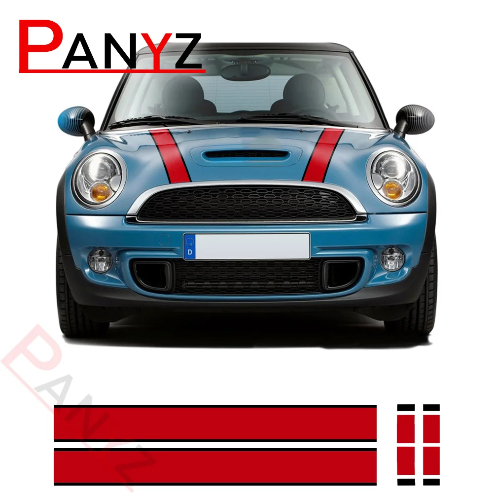 For Mini Cooper R56 2007-2013 Hatchback Car Styling Hood Bonnet Rear Trunk Stripes Engine Cover Vinyl Decal Mixed Colors Sticker
For Mini Cooper R56 2007-2013 Hatchback Car Styling Hood Bonnet Rear Trunk Stripes Engine Cover Vinyl Decal Mixed Colors Sticker