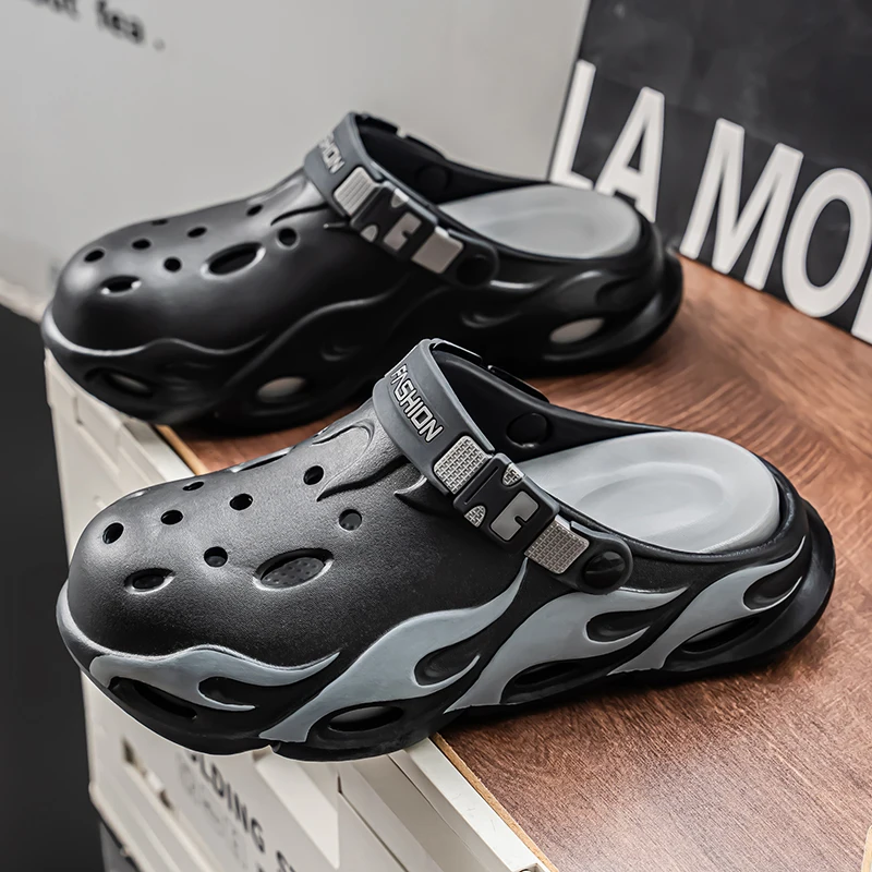 Summer Men's Beach Clogs Outdoor Sandals Anti-slip Slippers Slides New Dsign Men Casual Water Garden Shoes Male Beach Sandals
Summer Men's Beach Clogs Outdoor Sandals Anti-slip Slippers Slides New Dsign Men Casual Water Garden Shoes Male Beach Sandals