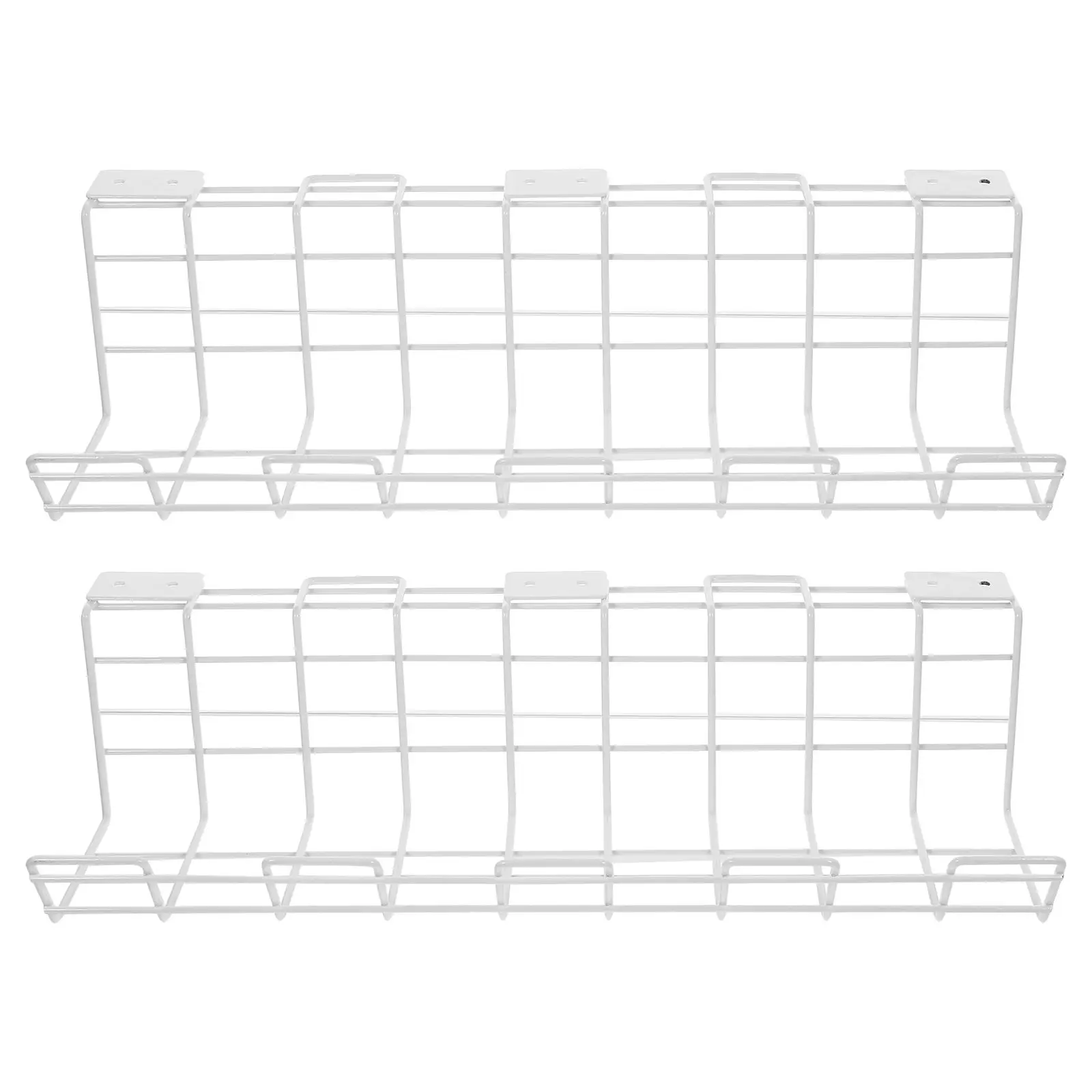2 Pcs Cable Management Shelves White Wire Storage Racks Under Desk Power Strip Organizer Home Office
2 Pcs Cable Management Shelves White Wire Storage Racks Under Desk Power Strip Organizer Home Office