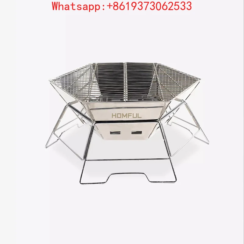 Camping Barbecue Grill Rack, Home Charcoal Outdoor Folding Portable Firewood Stove, Fire Table, Barbecue Rack
Camping Barbecue Grill Rack, Home Charcoal Outdoor Folding Portable Firewood Stove, Fire Table, Barbecue Rack