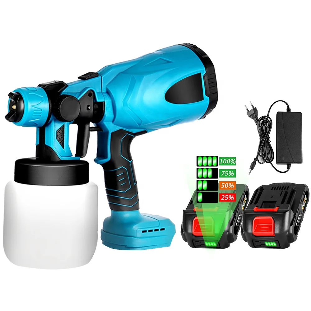 Cordless Portable Electric High Pressure Spray Plastic Affordable Spraying 800ml 550W
Cordless Portable Electric High Pressure Spray Plastic Affordable Spraying 800ml 550W