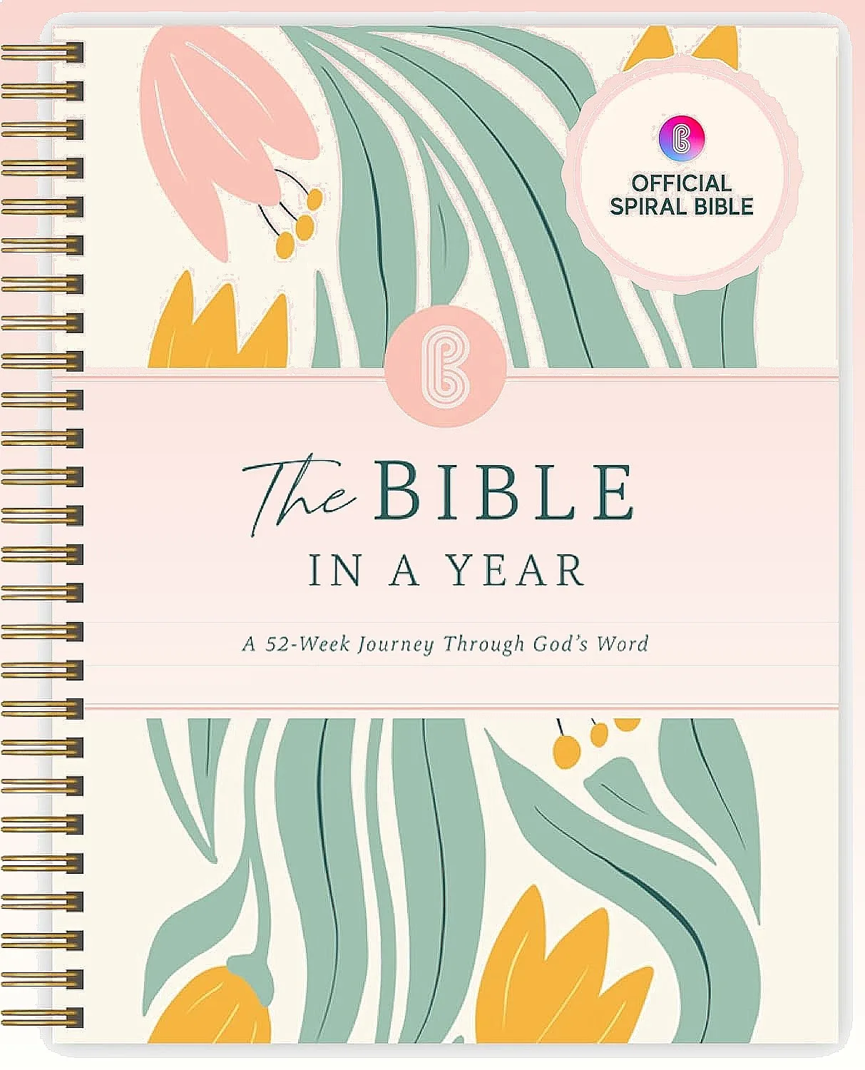 Official Spiral Bible® The Bible in a Year 52 Week Guided Bible Study & Daily Reading Plan Spiritual Companion & Journal for Adults & Teens 8.5" x 11" Notebook
Official Spiral Bible® The Bible in a Year 52 Week Guided Bible Study & Daily Reading Plan Spiritual Companion & Journal for Adults & Teens 8.5" x 11" Notebook
