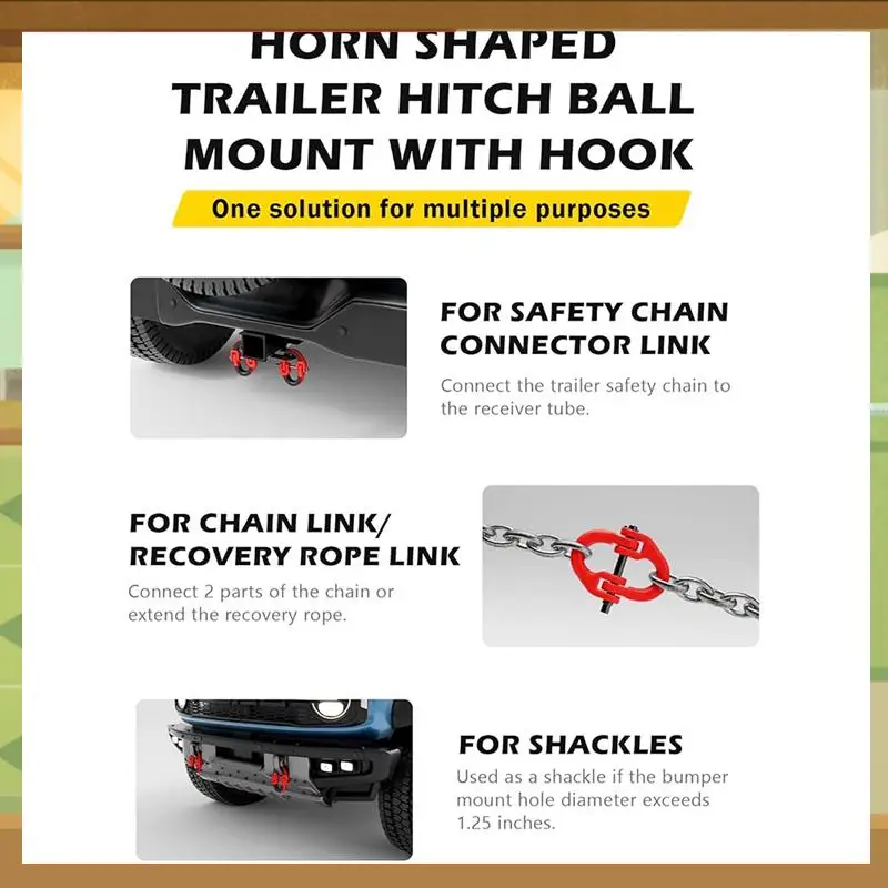 Safety Chain Connector Link, 1/2IN Tow Hitch Hammerlock Coupling Link, 2 Pack G80 Alloy Steel Tow Chain Connector-BAAX
Safety Chain Connector Link, 1/2IN Tow Hitch Hammerlock Coupling Link, 2 Pack G80 Alloy Steel Tow Chain Connector-BAAX