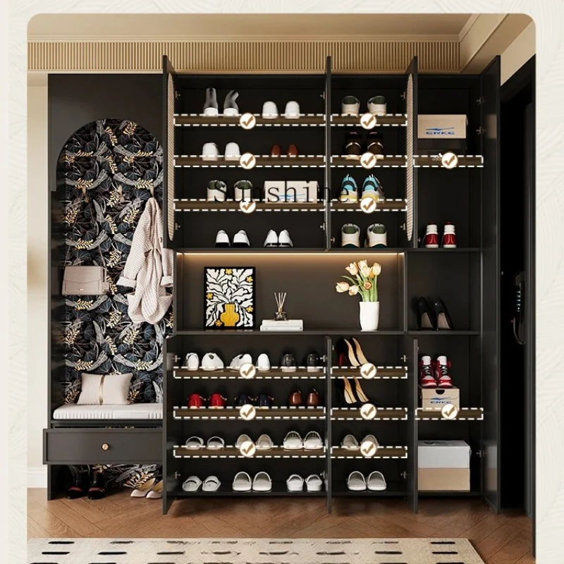 American retro high-end home rattan shoe cabinet entrance cabinet integrated
American retro high-end home rattan shoe cabinet entrance cabinet integrated
