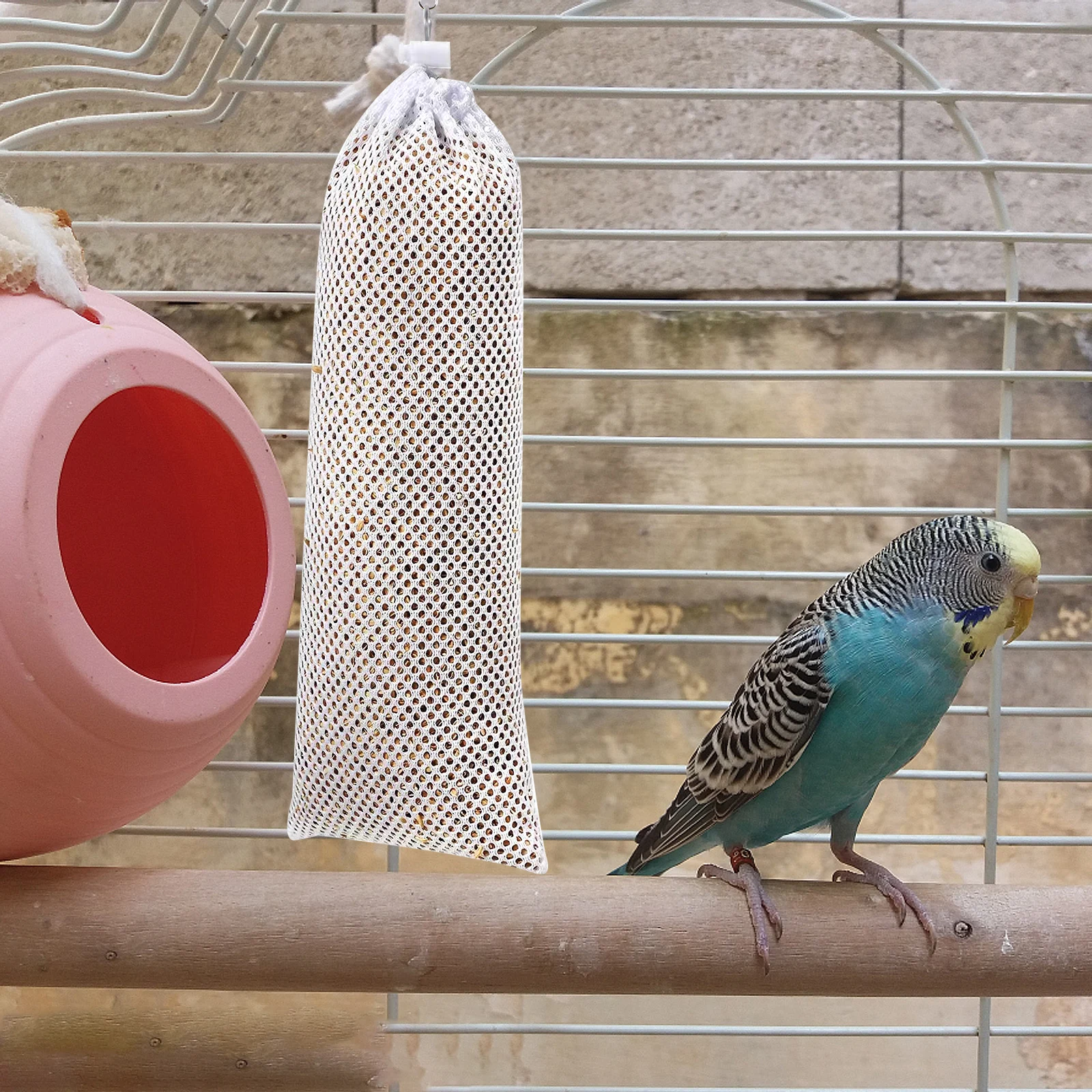 5 Pcs Bird Feeder Mesh Bag Birdseed Hanging Unique Net Bags for Food Polyester Feeding Wild Drawstring
5 Pcs Bird Feeder Mesh Bag Birdseed Hanging Unique Net Bags for Food Polyester Feeding Wild Drawstring