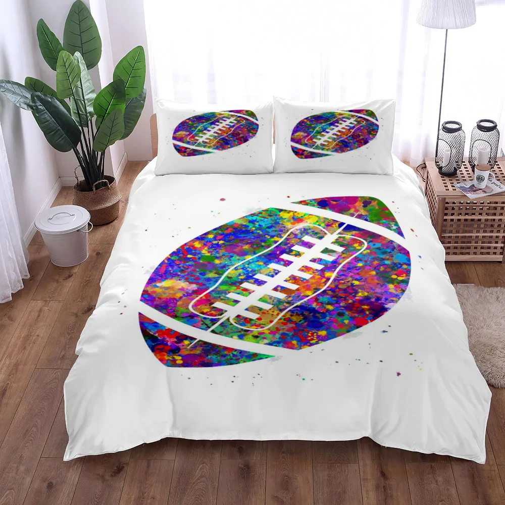 National Rugby Water Art Duvet Cover Set King Queen Double Full Twin Single Size Bed Linen Set
National Rugby Water Art Duvet Cover Set King Queen Double Full Twin Single Size Bed Linen Set