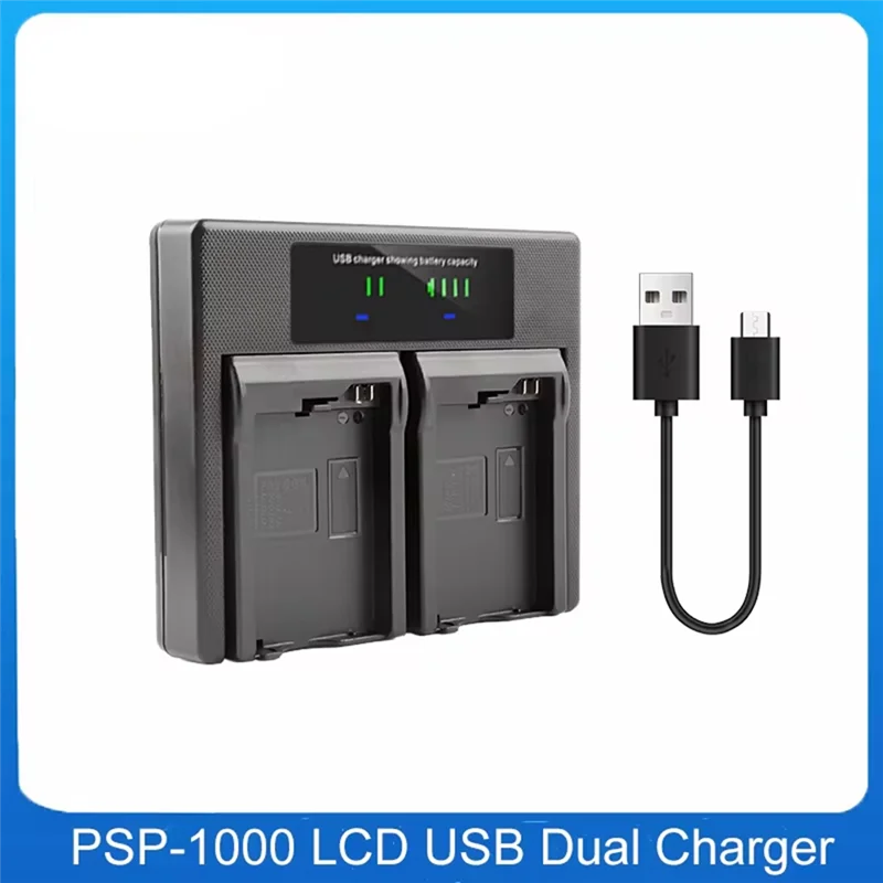 PSP-1000 Dual Battery Charger PSP-2000 PSP-3000 For Sony Playstation Portable Console Gamepad PSP-110 PSP-S110 PSP Lite
PSP-1000 Dual Battery Charger PSP-2000 PSP-3000 For Sony Playstation Portable Console Gamepad PSP-110 PSP-S110 PSP Lite