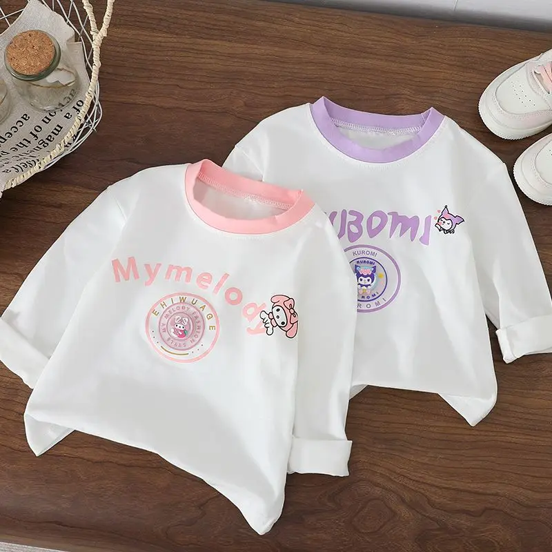 Sweet Kuromi Anime Kawaii Sanrio Ins Long Sleeve Shirt Cute Cartoon My Melody Children Hooded Clothing Lovely Gifts for Kids
Sweet Kuromi Anime Kawaii Sanrio Ins Long Sleeve Shirt Cute Cartoon My Melody Children Hooded Clothing Lovely Gifts for Kids