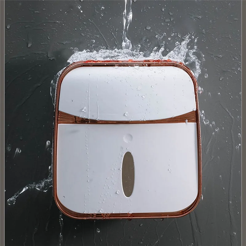 White Toilet Tissue Box Wall-Mounted Waterproof Toilet Paper Box Toilet Toilet Paper Roll Rack
White Toilet Tissue Box Wall-Mounted Waterproof Toilet Paper Box Toilet Toilet Paper Roll Rack